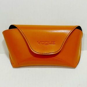 Vintage Vogue Orange Sunglasses Case